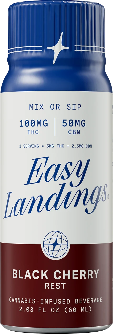 Easy Landings Black Cherry bottle